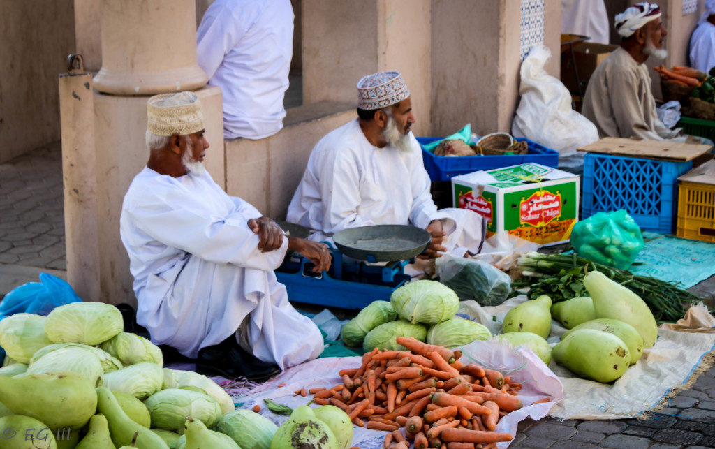 Friday market merchants take their time selling goods