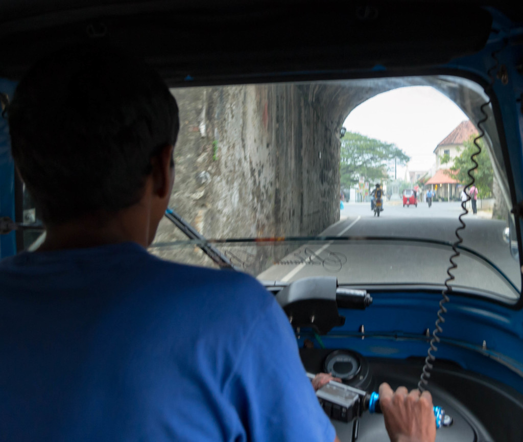 A Tuk-Tuk ride in Galle