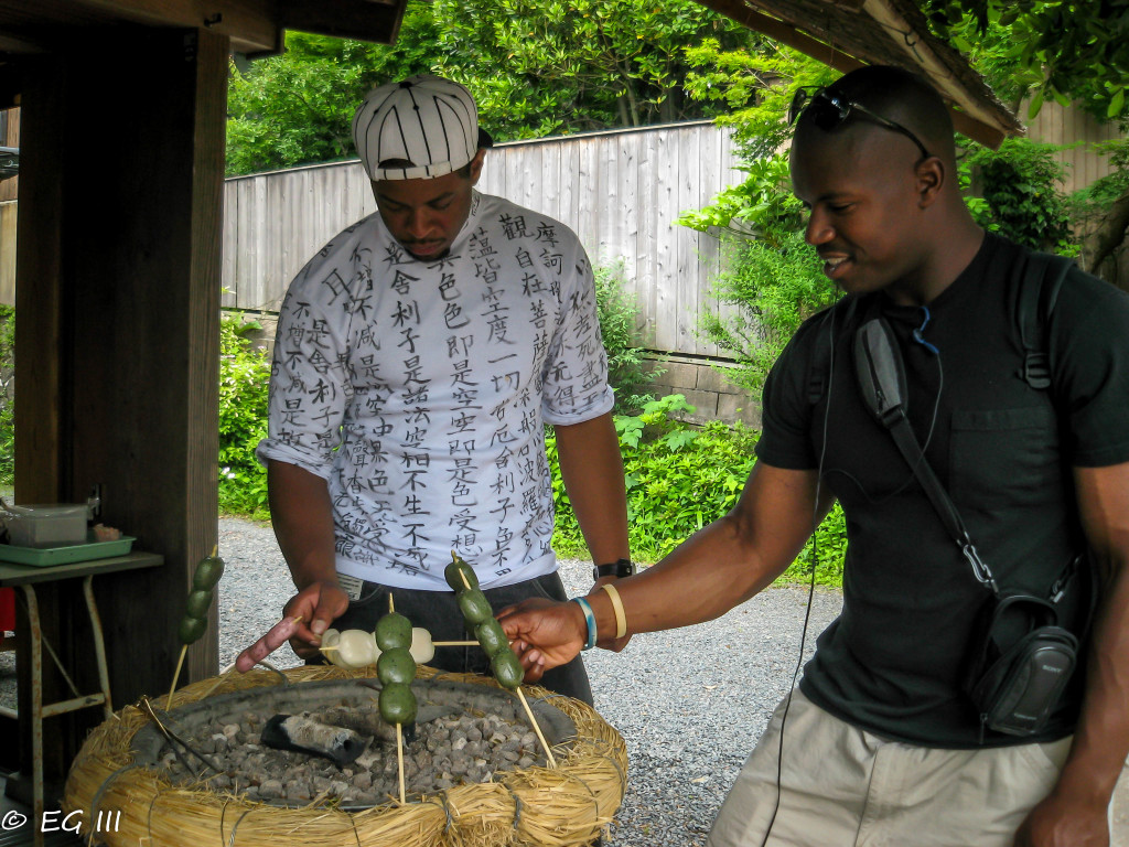 DIY Japanese mochi shop right outside of Matsue Castle