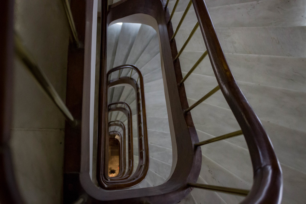 new hotel staircase