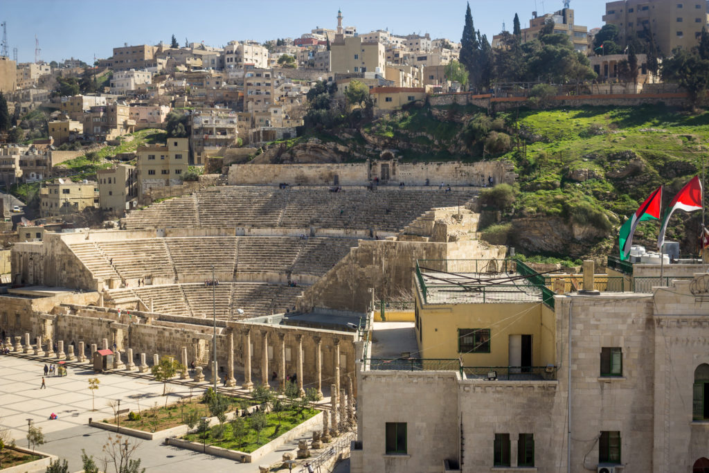 The view from my hotel room at Amman Pasha Hotel