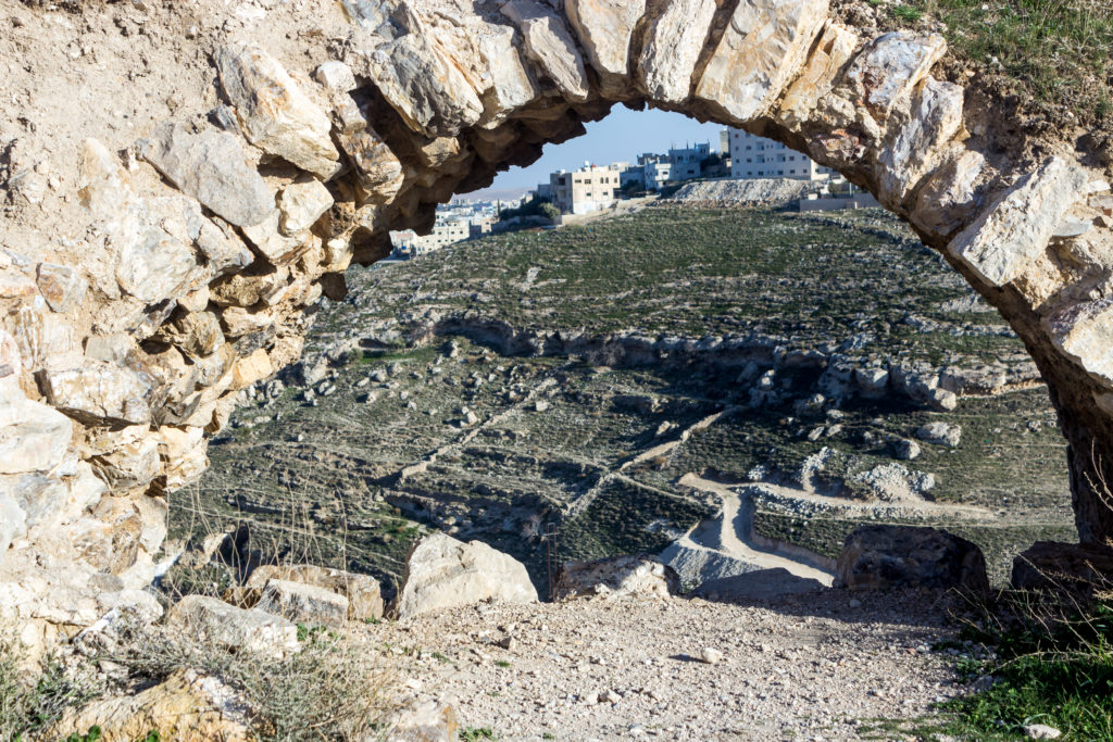Ruins from the top of Kerak Castle