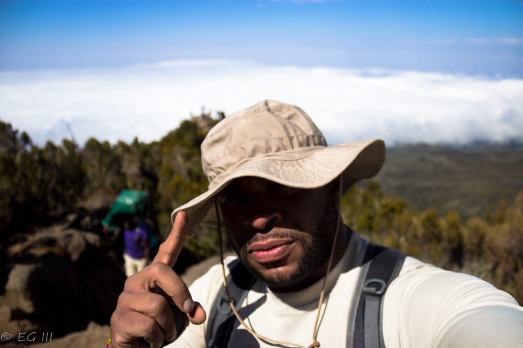 Kilimanjaro day two in the clouds