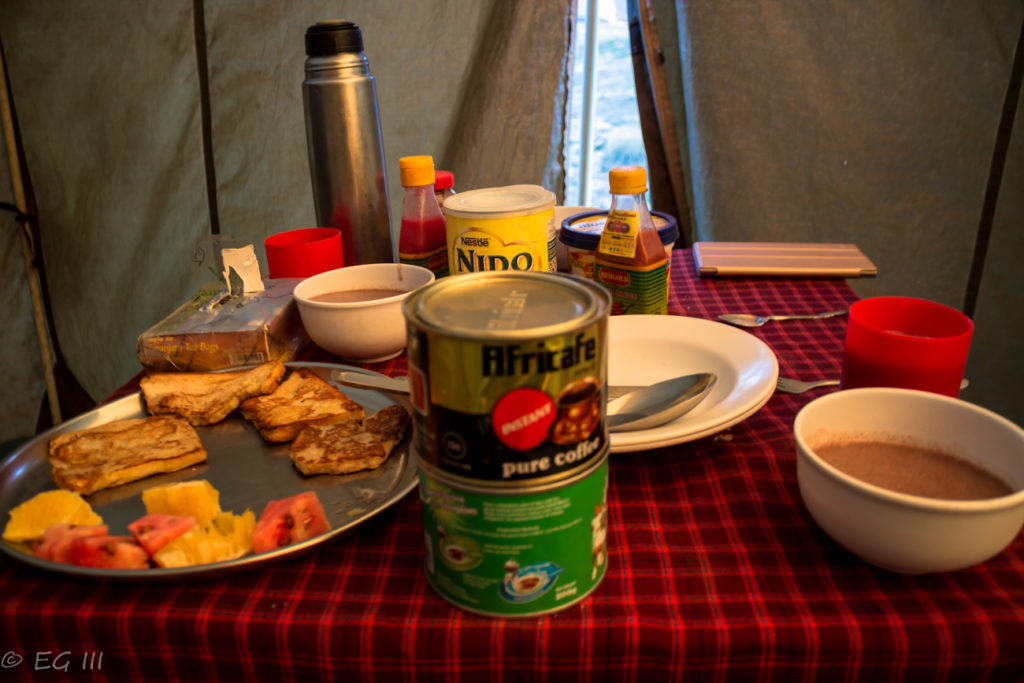 Kilimanjaro breakfast