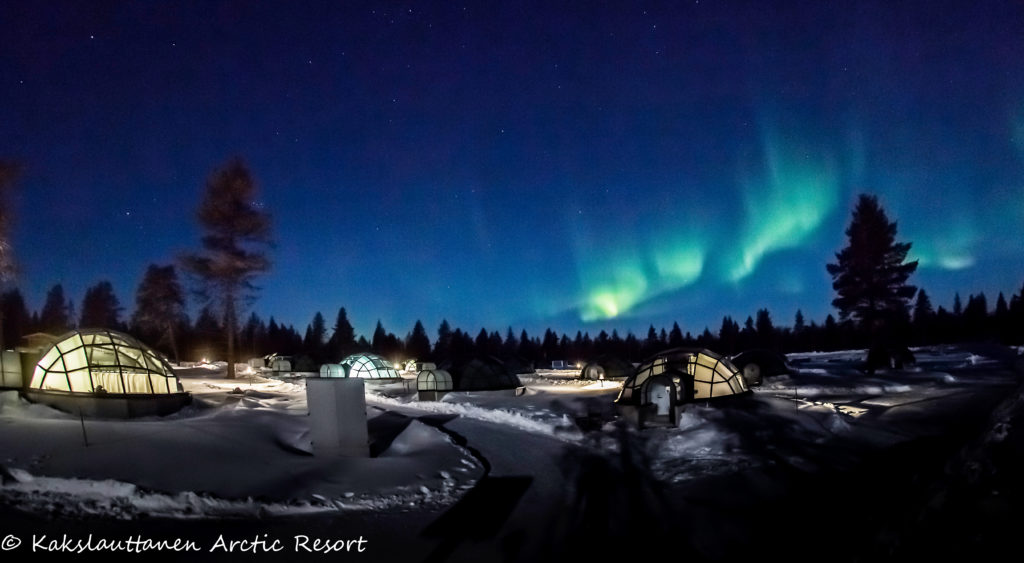 kakslauttanen glass igloos