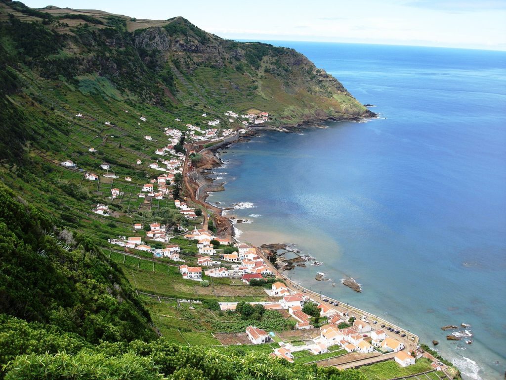 One of the many Fajãs of The Azores