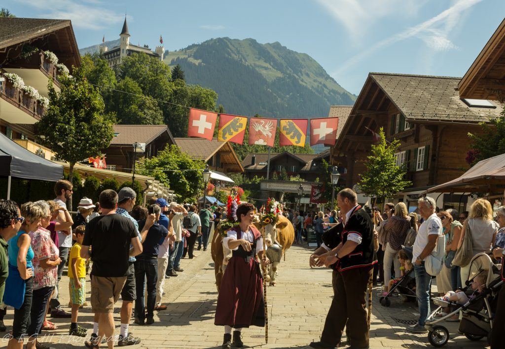 Gstaad Cow Parade